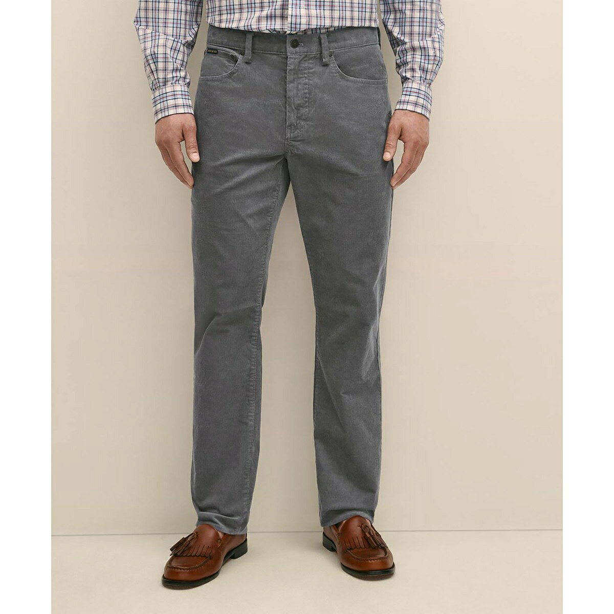 ストレッチコットン　15-Waleコーデュロイ　5ポケットパンツ　Regular Fit／ブルックスブラザーズ（Brooks Brothers）