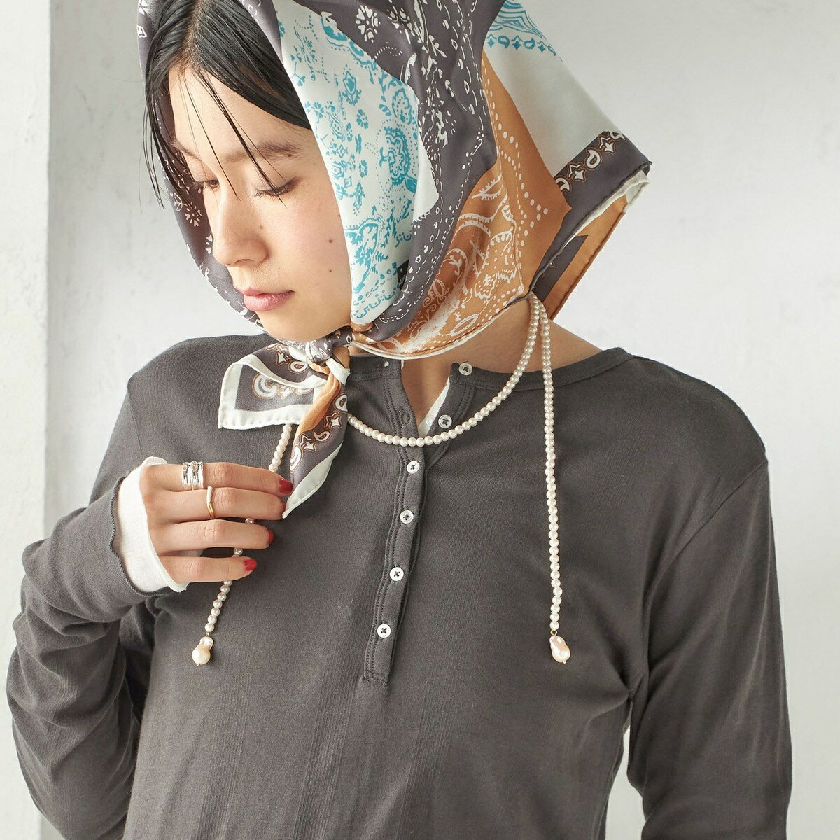 楽天市場】orcival×manipuri スカーフの通販