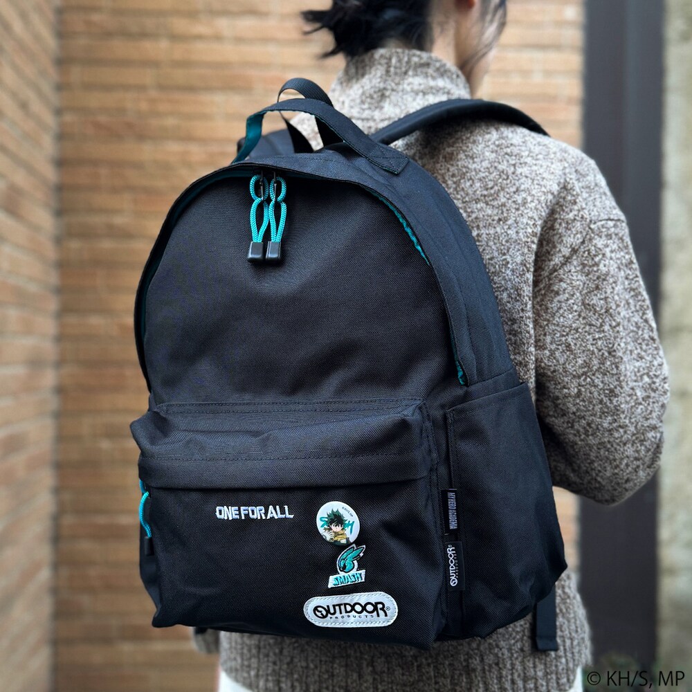 改良版】ずとまよ バックパック リュック 缶バッジ ストラップ black