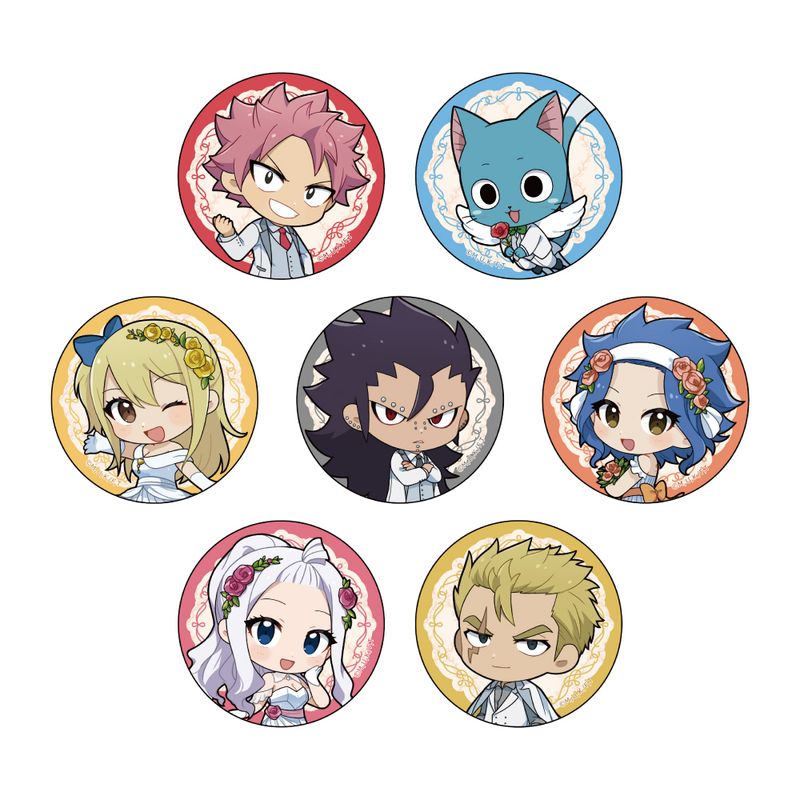 FAIRY TAIL 100年クエスト_トレーディング缶バッジ(ドレスアップ/ver.A)【BOX/／colleize（colleize）
