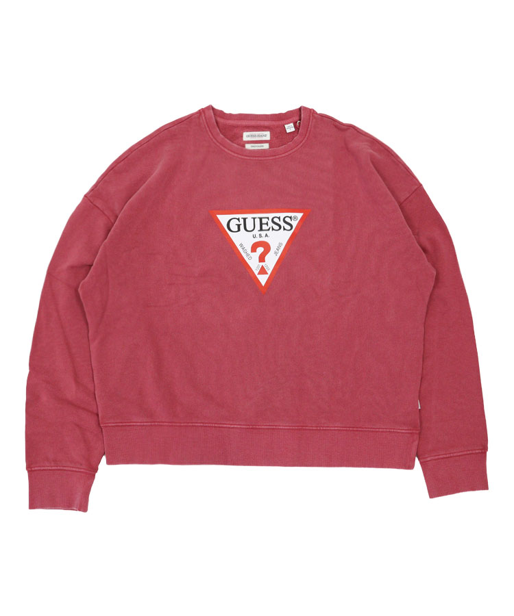 GUESS JEANS Cn Os Iconic Triangle Sweat / 2���顼 [W5��������GUESS��