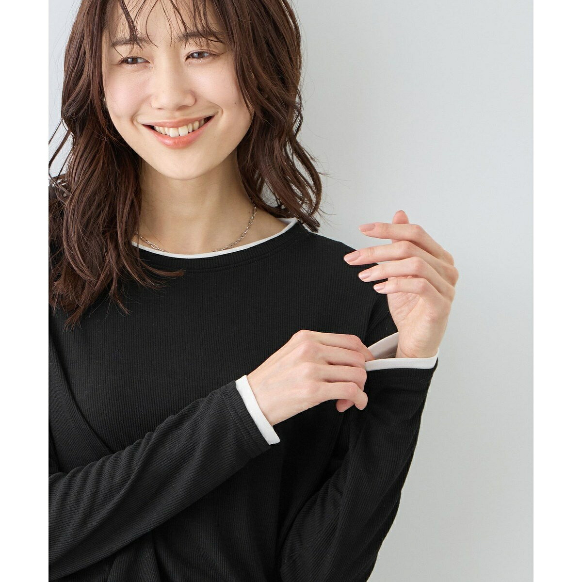 レイヤード風シアーロングスリーブTシャツ／ロペピクニック（ROPE' PICNIC） 0101marui-13111826 丸井(マルイ)楽天市場店 サンプル画像2