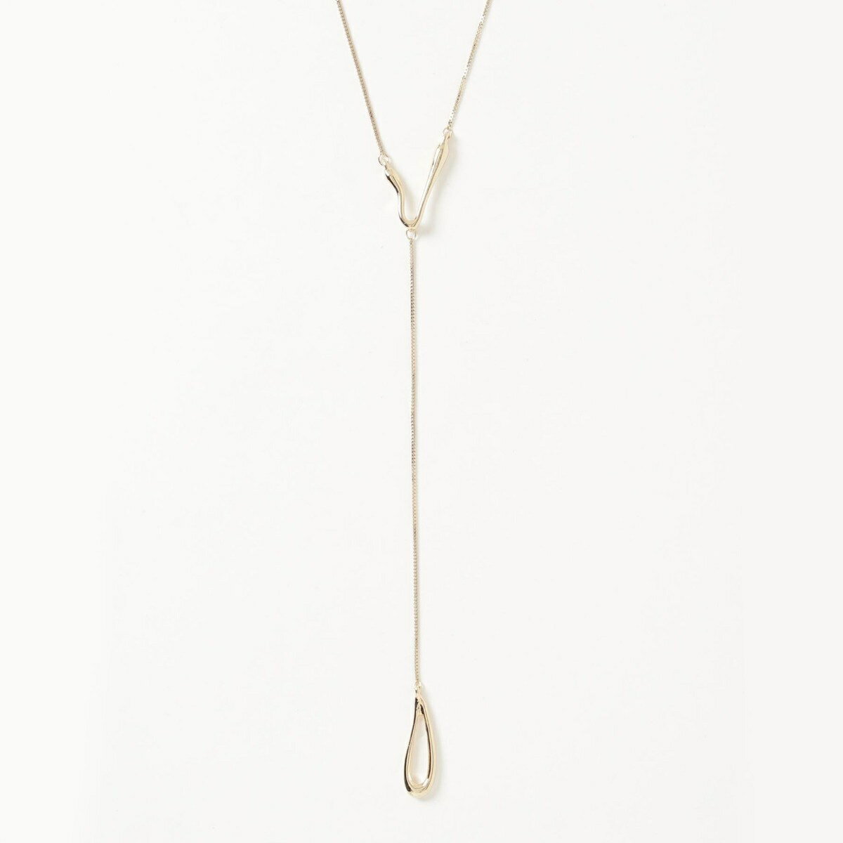 ドロップトップY字ネックレス／フレディエミュ（fredy emue）