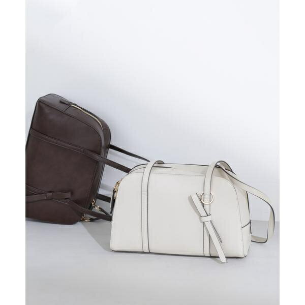 アシメリボンボストンバッグ／ナチュラルビューティーベーシック（NATURAL BEAUTY BASIC）