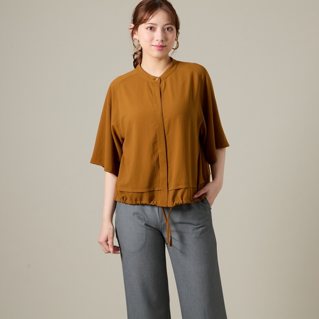 2wayストレッチブラウス／ラ・クープ（LACOUPE）