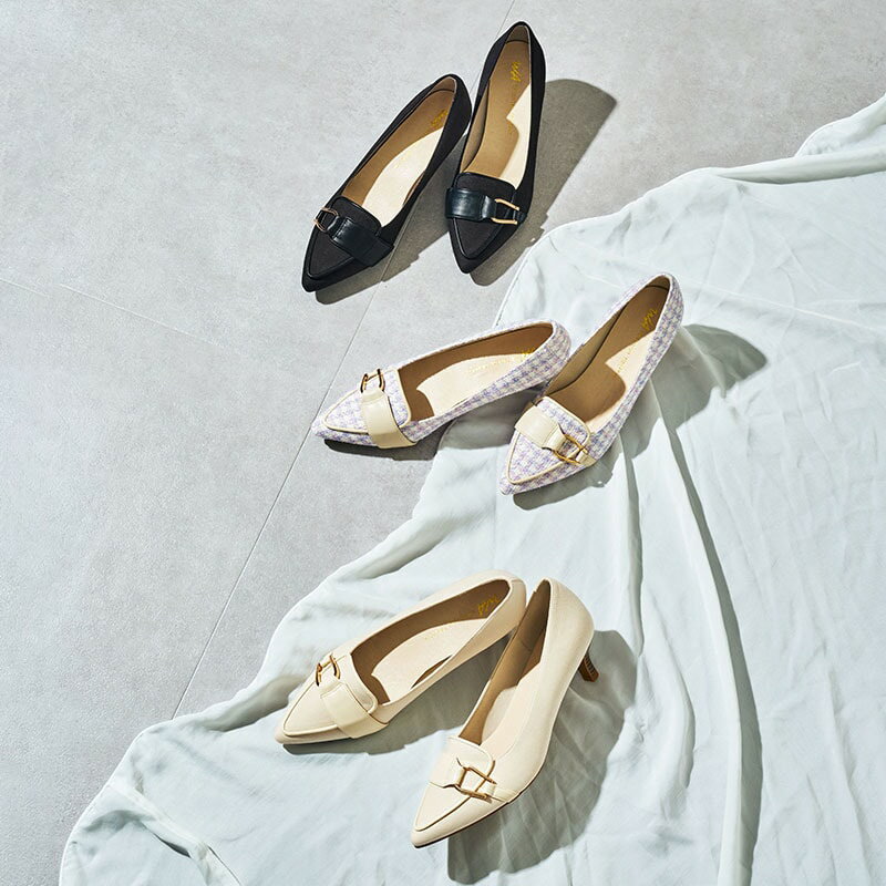 【26春夏新作】サイドバックルポインテッドトゥパンプス/62104／オリエンタルトラフィック（ORiental T..