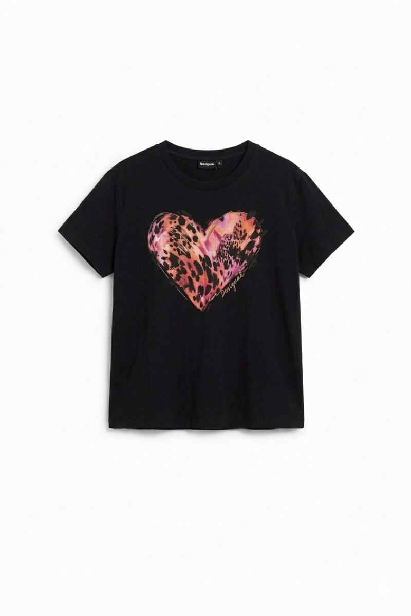 ハートタイガーTシャツ 2026SS 新作／デシグアル（Desigual）