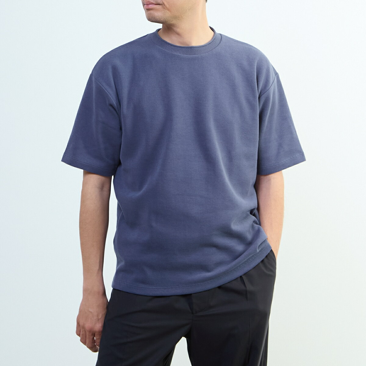 ロールネックTシャツ／メンズメルローズ（MEN'S MELROSE）
