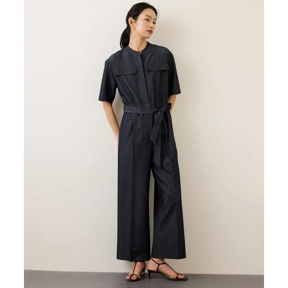 Denim-like all-in-one / Easy care / ROPE'