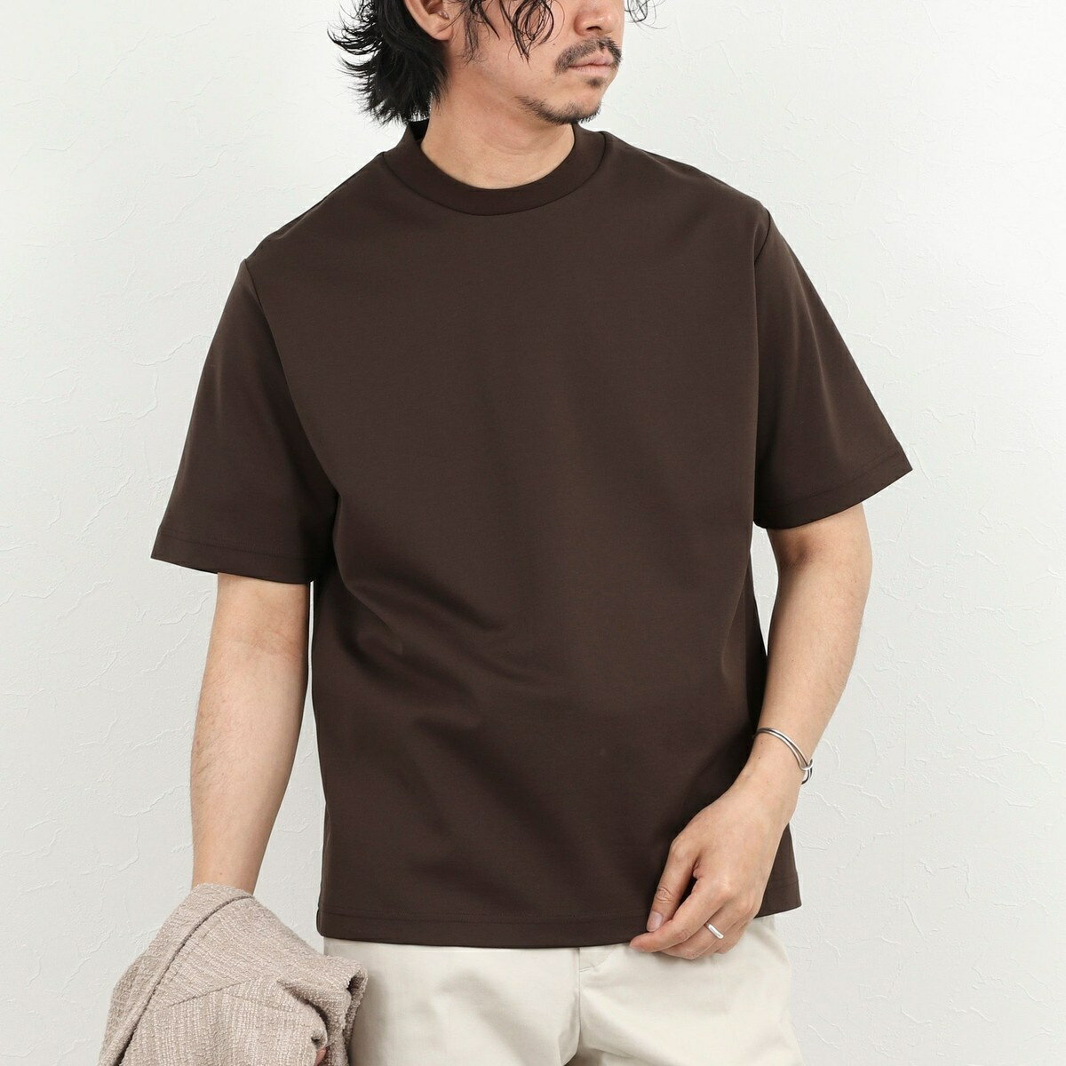 《ビジカジ対応》超長綿ハイゲージポンチ ジャケットTシャツ 26SS／ノーリーズ グッドマン（NOLLEY’S goodman）