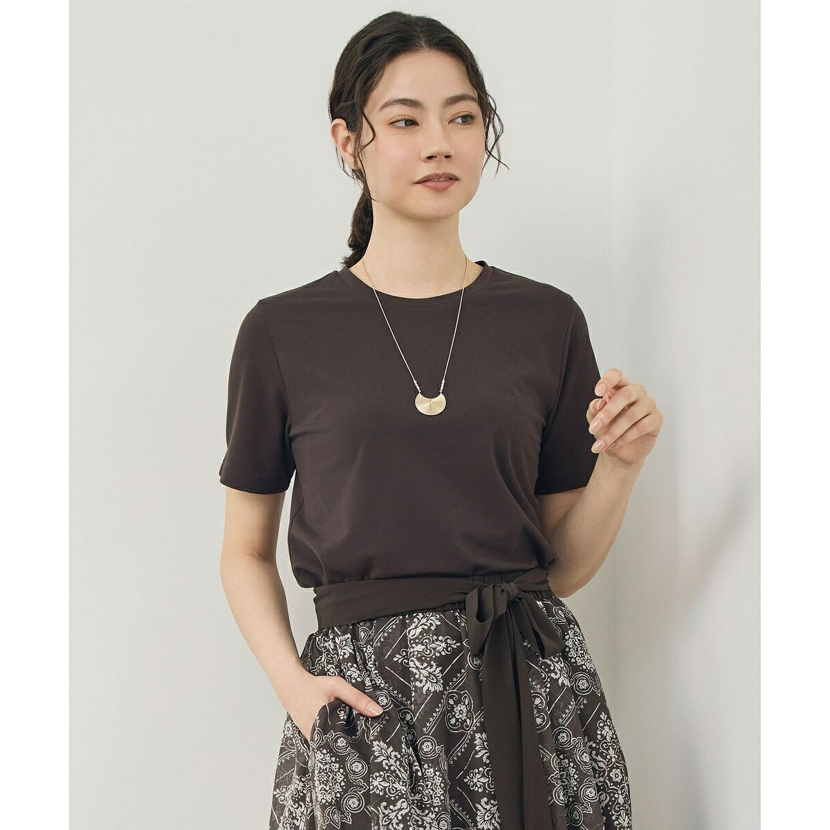 【カタログ掲載・シルエットアップデート】ハイカウント Tシャツ／自由区（JIYU-KU） 0101marui-13164585 丸井(マルイ)楽天市場店 パッケージ画像