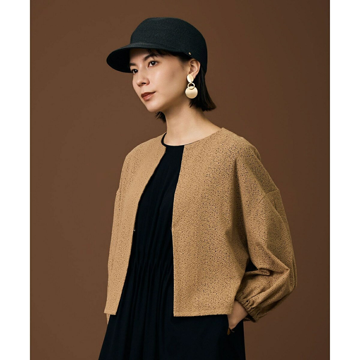 【カタログ掲載・UVカット・洗える・上品見え・フォルム自在】ブレード キャップ／自由区（JIYU-KU） 0101marui-13164363 丸井(マルイ)楽天市場店 サンプル画像3