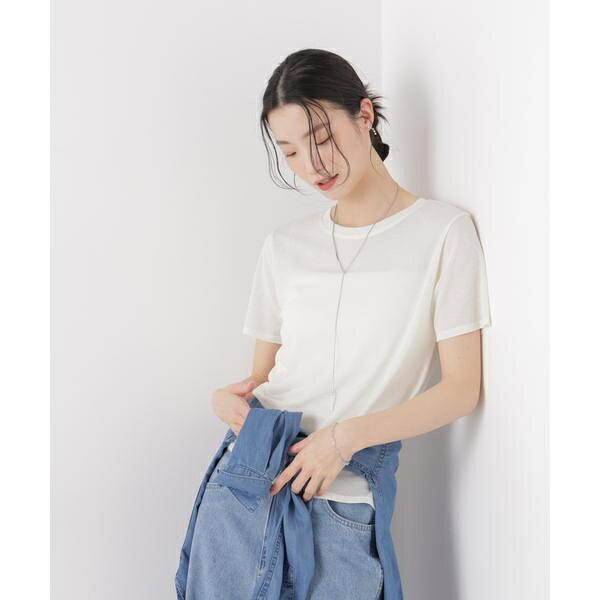 スラブシアー半袖Tシャツ／ナノユニバース（NANO universe） 0101marui-13166876 丸井(マルイ)楽天市場店 サンプル画像3