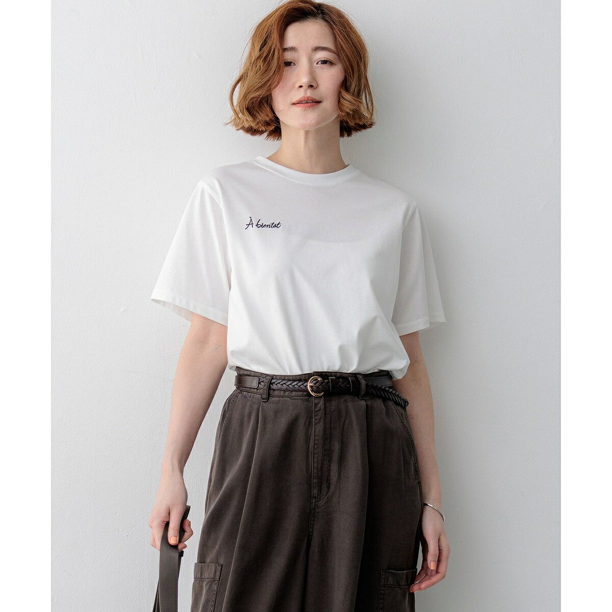 【Oggi掲載】バック刺繍 メッセージロゴ Tシャツ／23区（23KU） 0101marui-13168435 丸井(マルイ)楽天市場店 サンプル画像3
