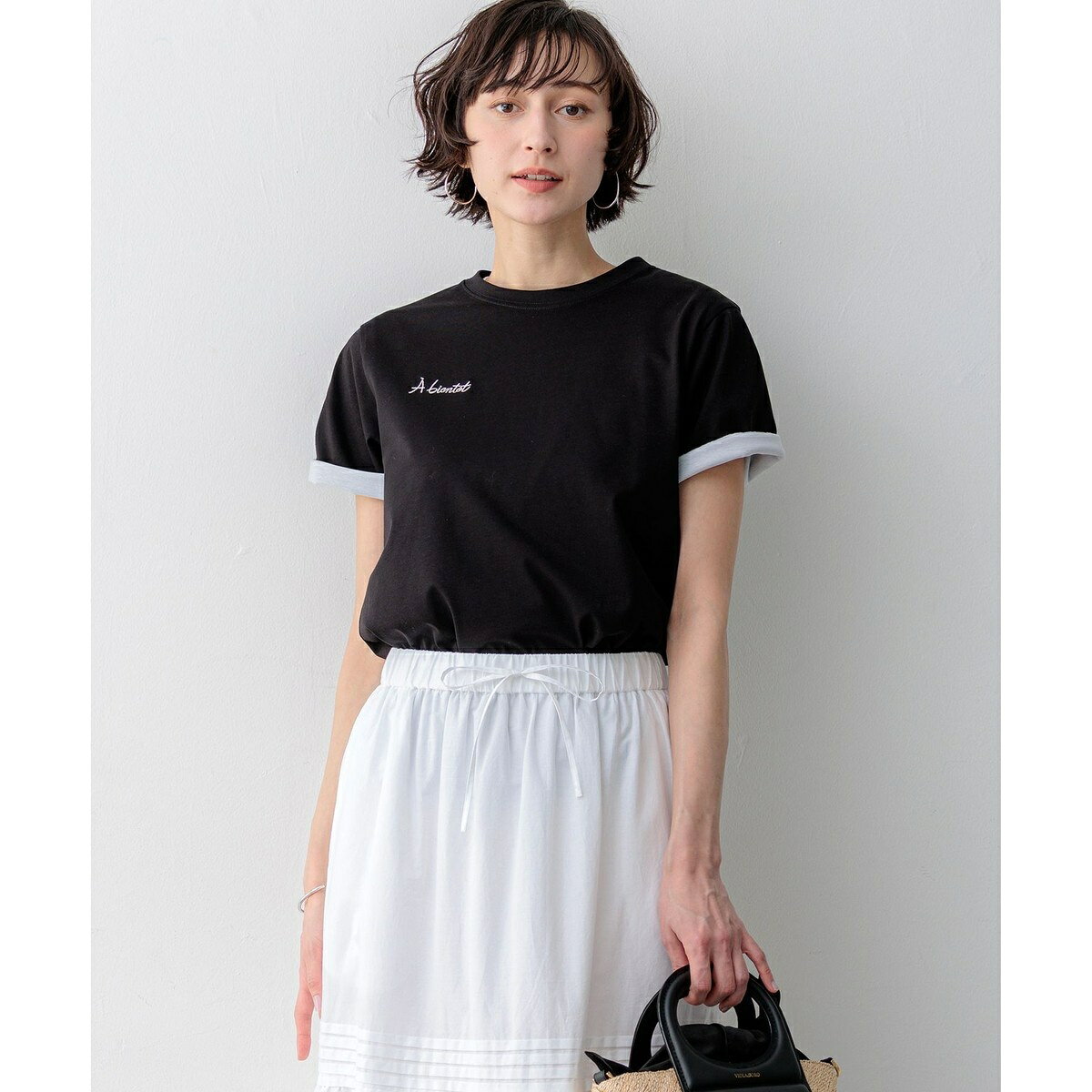 【Oggi掲載】バック刺繍 メッセージロゴ Tシャツ／23区（23KU） 0101marui-13168435 丸井(マルイ)楽天市場店 パッケージ画像
