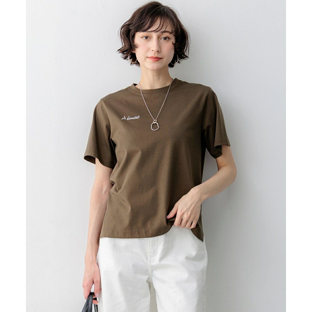 【Oggi掲載】バック刺繍 メッセージロゴ Tシャツ／23区（23KU） 0101marui-13168389 丸井(マルイ)楽天市場店 パッケージ画像