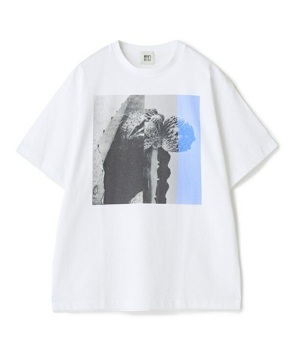 コラボ サボテンブルーグラフィックTシャツ／メンズビギ（MEN'S BIGI）