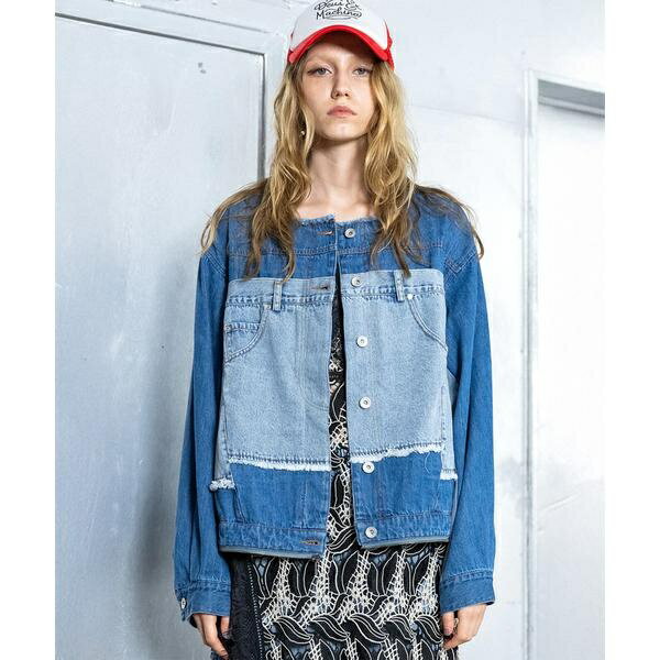 AULA AILA／アウラアイラ／4WAY DENIM JACKET／ロイヤルフラッシュ（ROYAL FLASH）