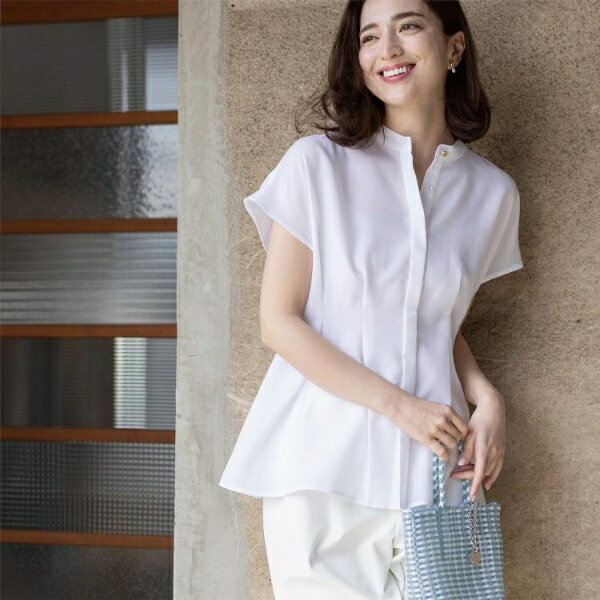 JENNE ランダムドットフレンチスリーブブラウス Sサイズ JENNEフレンチ 