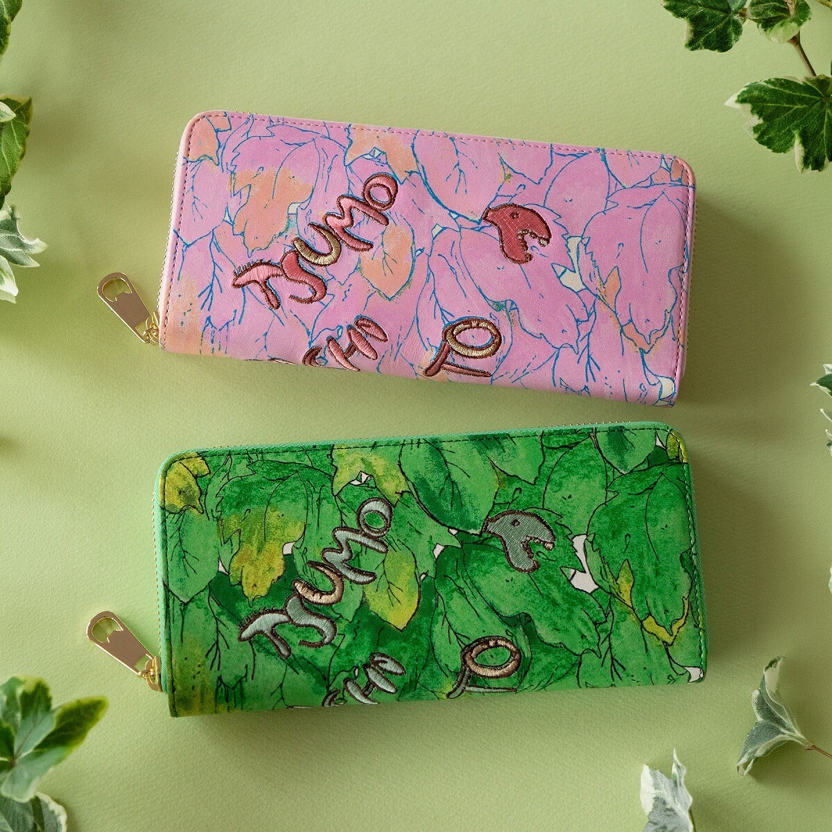 【tsumori chisato CARRY】 葉っぱ ラウンドファスナー長財布／ツモリチサト キャリー（tsumori chisato CARRY）
