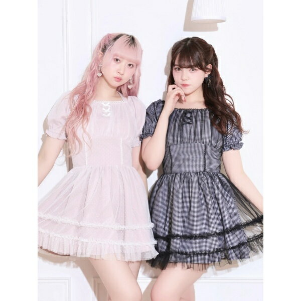 ドーリーチュールフリルバックリボンワンピース／ノエミー（NOEMIE）