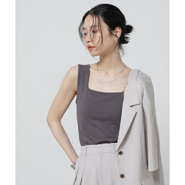 【汗染み防止/UVカット/制菌加工】Anti Soaked(R) 汗染み防止カップ付きタンクトップ／ナノユニバース（NANO universe） 0101marui-13179569 丸井(マルイ)楽天市場店 サンプル画像3