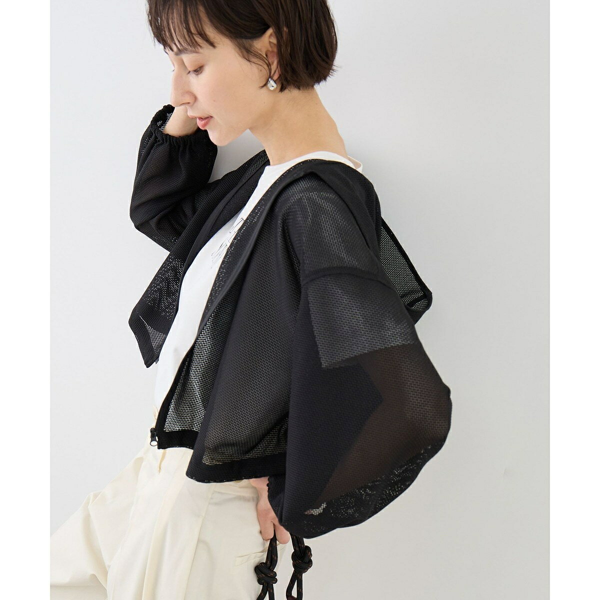 絡み織フーディージップブルゾン／ロペピクニック（ROPE' PICNIC） 0101marui-13180146 丸井(マルイ)楽天市場店 サンプル画像2