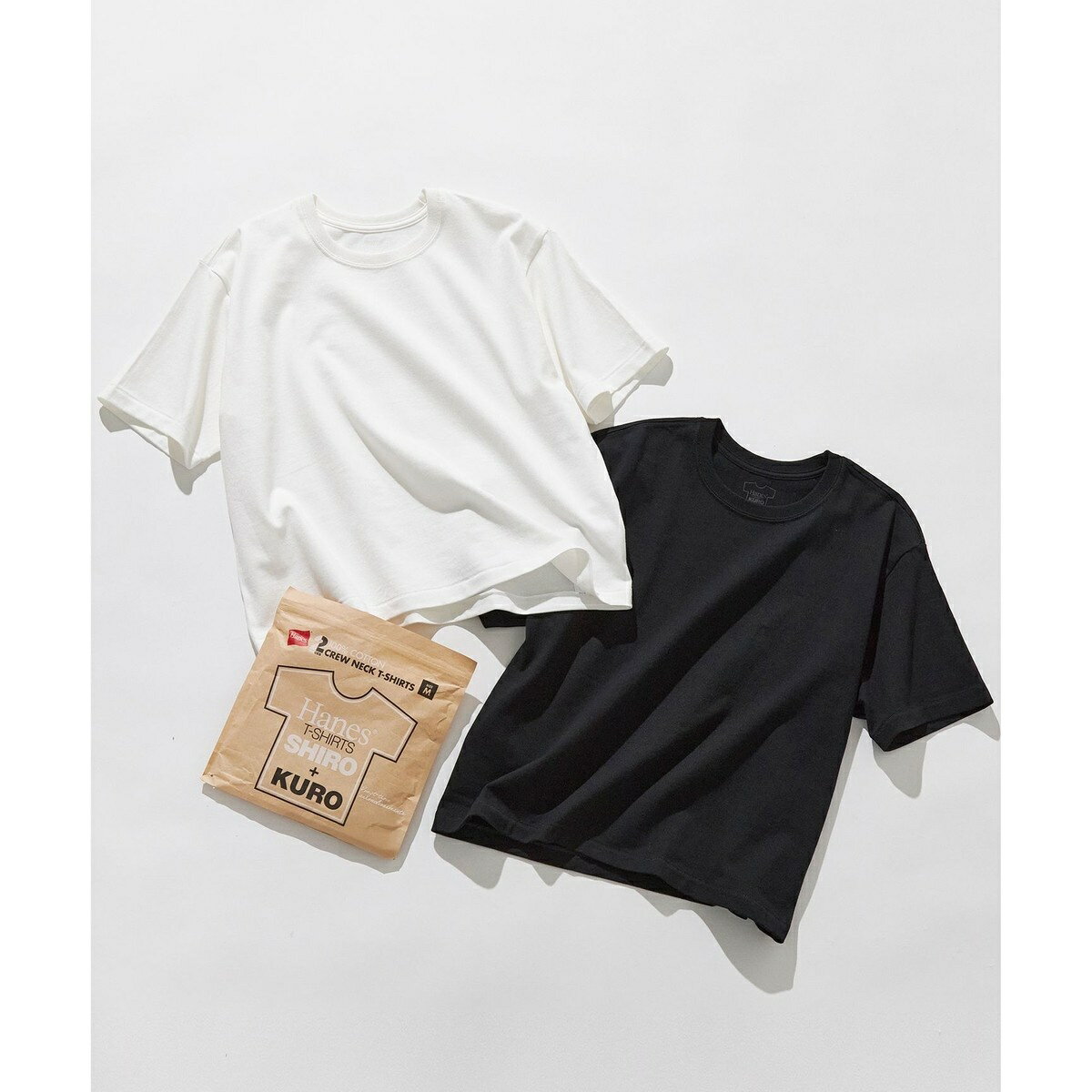 SHIRO/KURO 2PACKS クルーネック Tシャツ／23区（23KU）