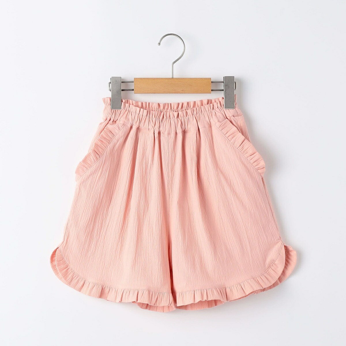 SHIPS KIDS:140〜150cm / 〈接触冷感〉ドライタッチ フリル ショート パンツ／シップス（SHIPS）
