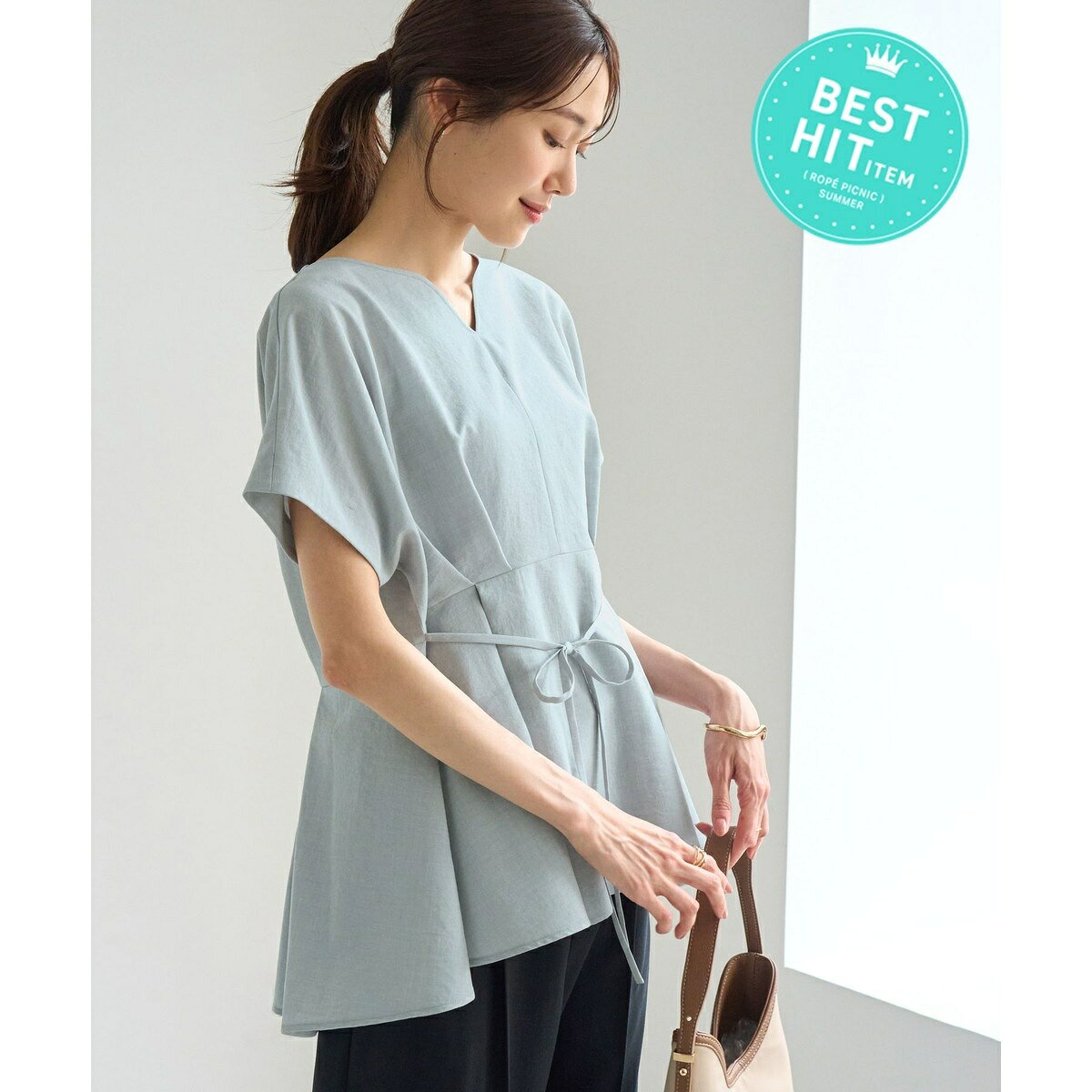 【ベストヒット】ハートネックペプラムブラウス/接触冷感／ロペピクニック（ROPE' PICNIC） 0101marui-13190222 丸井(マルイ)楽天市場店 パッケージ画像