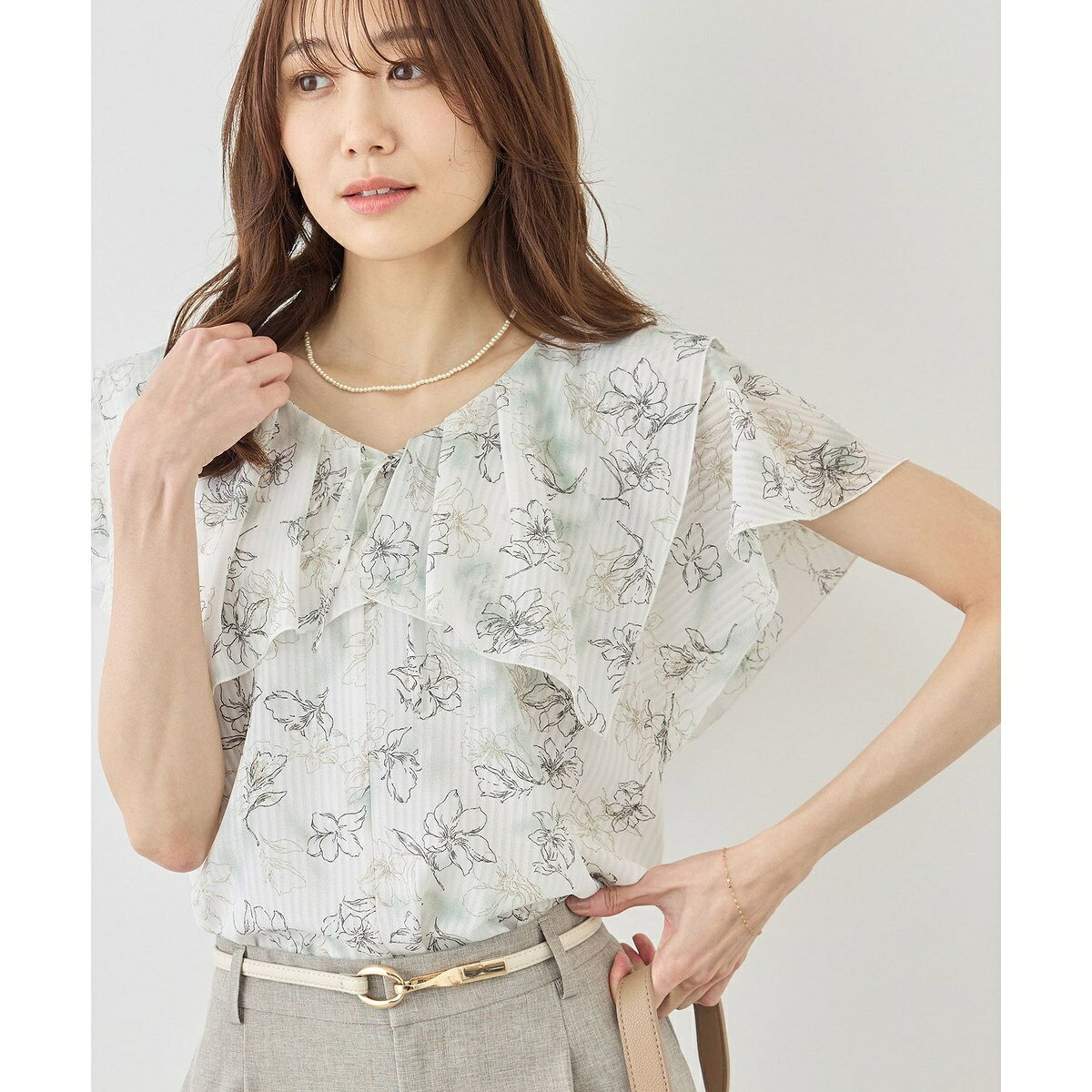 花柄フェミニンブラウス／ロペピクニック（ROPE' PICNIC） 0101marui-13189772 丸井(マルイ)楽天市場店 サンプル画像2