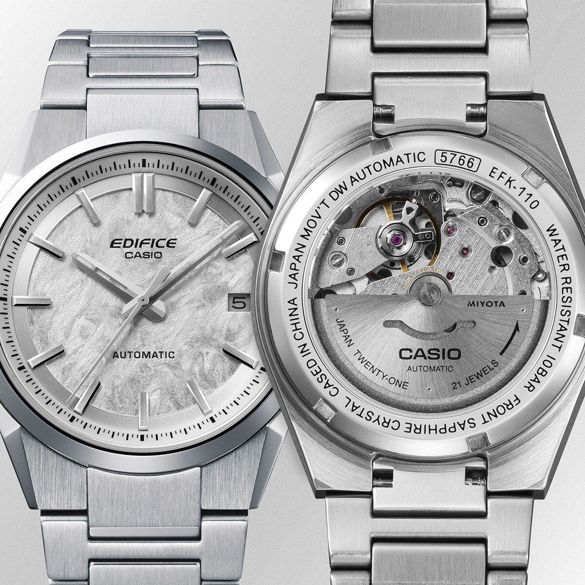 丸井(マルイ)楽天市場店のCASIO EDIFICE EFK-110シリーズ【国内正規品】EFK-110D-1AJF／エディフィス（EDIFICE）｜アングル3