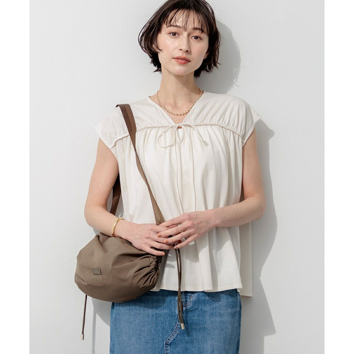 【SLOW/一部店舗限定】シャーリングデザイン 2WAY カットソー／23区（23KU） 0101marui-13197793 丸井(マルイ)楽天市場店 サンプル画像3