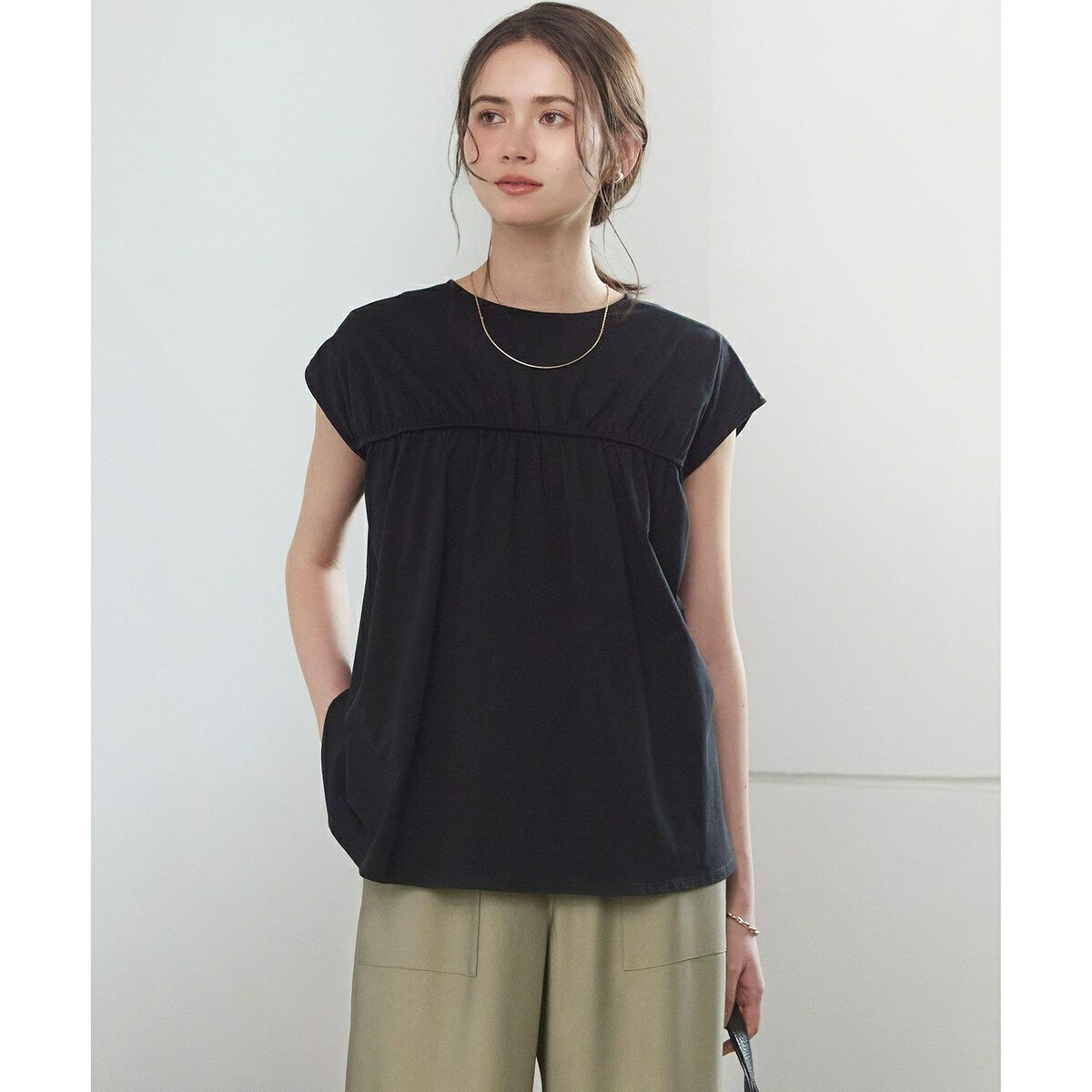 【SLOW/一部店舗限定】シャーリングデザイン 2WAY カットソー／23区（23KU） 0101marui-13197793 丸井(マルイ)楽天市場店 パッケージ画像
