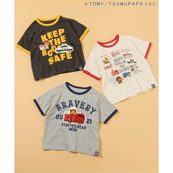 Naptime リンガーTシャツ 140 Disney】 リンガー7分袖Tシャツ(100cm ライト グレー): キッズ
