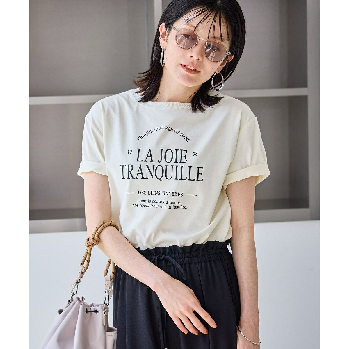 オーバーサイズロゴプリントTシャツ/UVカット・接触冷感・汗染み防止／ロペピクニック（ROPE' PICNIC） 0101marui-13201893 丸井(マルイ)楽天市場店 サンプル画像3