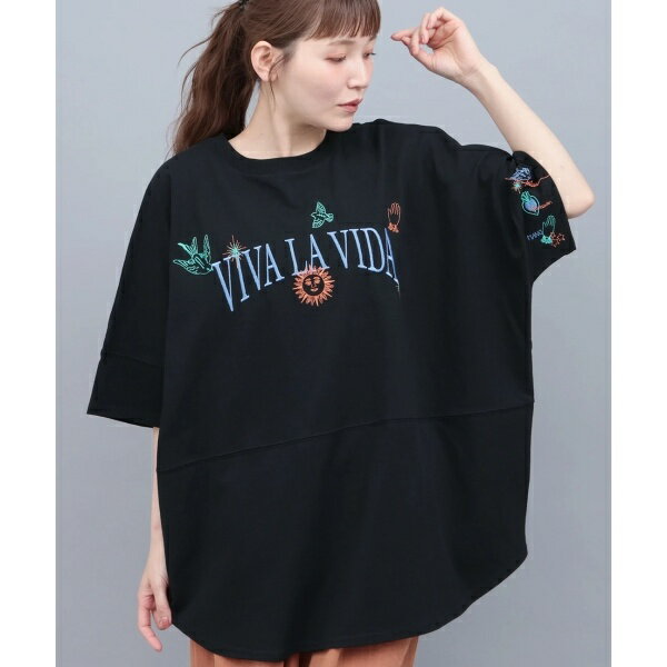 ミラグロ刺繍チュニックTシャツ／チチカカ（titicaca）