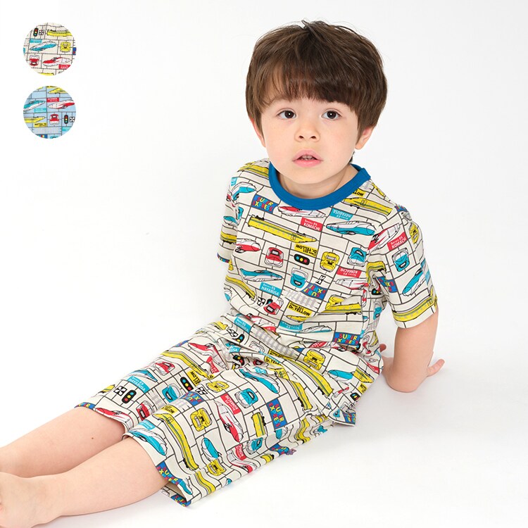 Underwear - JR新幹線電車柄半袖パジャマ／キッズフォーレ（Kids Foret）