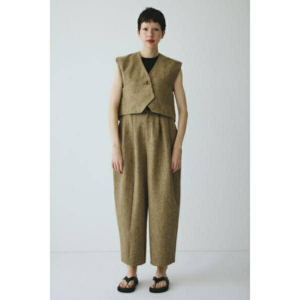 Tweed butcher tuck pants／ヘリンドットサイ（HeRIN.CYE）