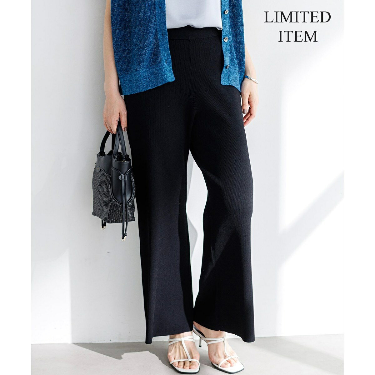 【Lサイズ限定】レーヨンポリエステルストレッチ ニット パンツ／23区（23KU） 0101marui-13214603 丸井(マルイ)楽天市場店 サンプル画像3