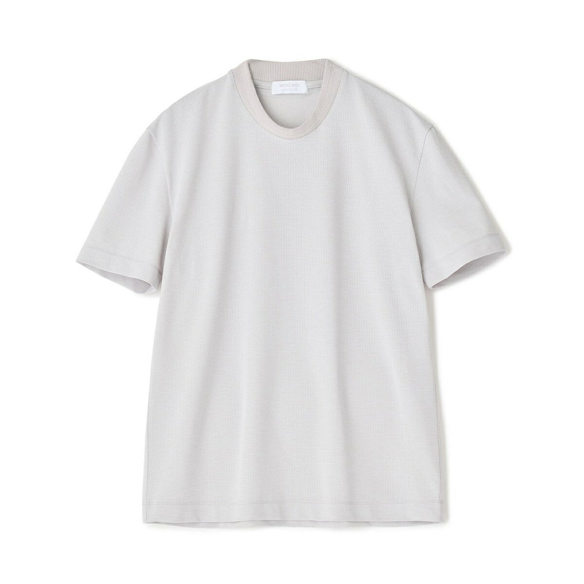 東レPrimeflex 麻調ドットメッシュ クルーネックTシャツ＜吸水速乾/通気性＞／メンズビギ（MEN'S BIGI）