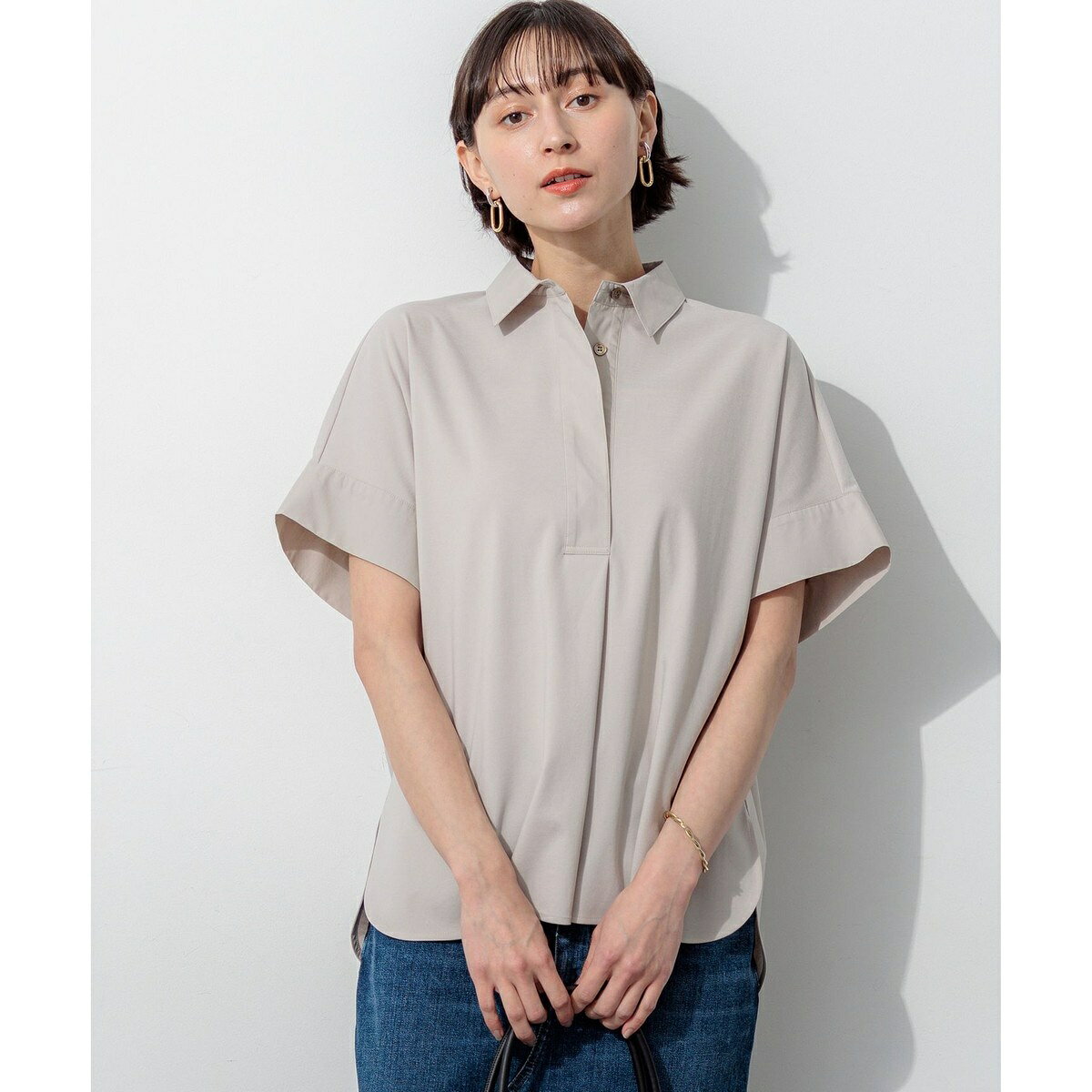 ファインツイストポンチ スキッパー カットソー／23区（23KU） 0101marui-13216675 丸井(マルイ)楽天市場店 サンプル画像3