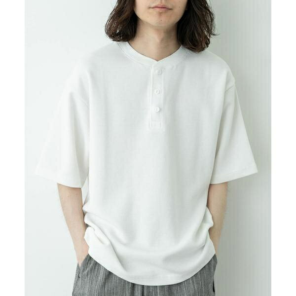 ワッフルヘンリーネックTシャツ／アーバンリサーチ サニーレーベル（URBAN RESEARCH SonnyLabel）