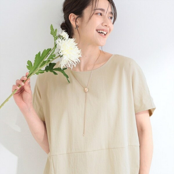 【洗濯機可セットアップ可】軽凛(かろりん) シンプル上品 ひんやり切替コクーントップス／シューラルー（SHOOLARUE）