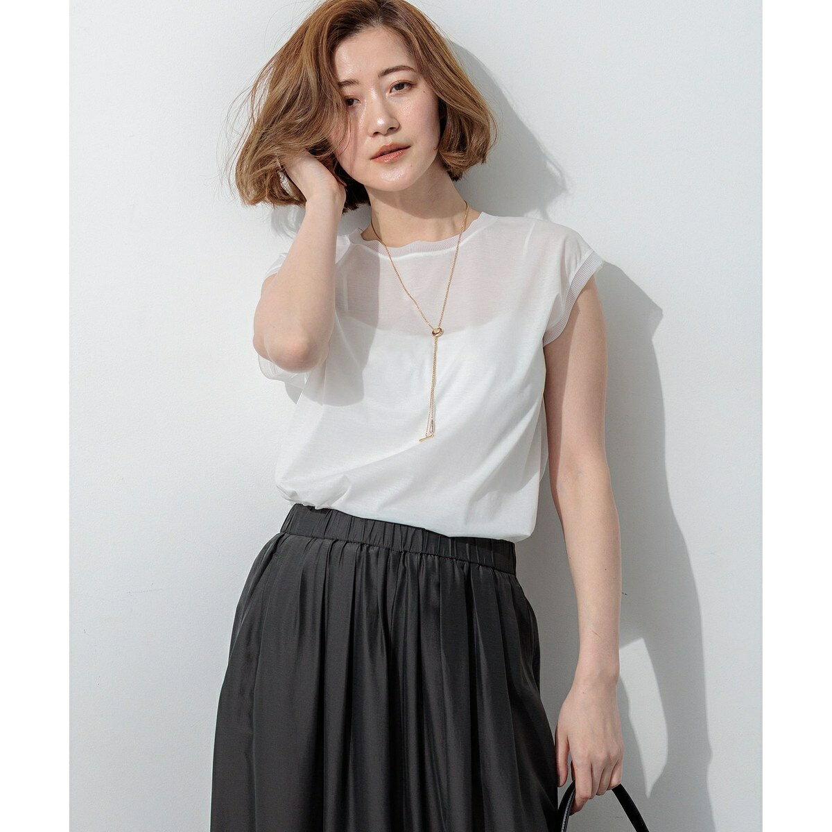 シアースリーブレス Tシャツ／23区（23KU） 0101marui-13218070 丸井(マルイ)楽天市場店 サンプル画像3