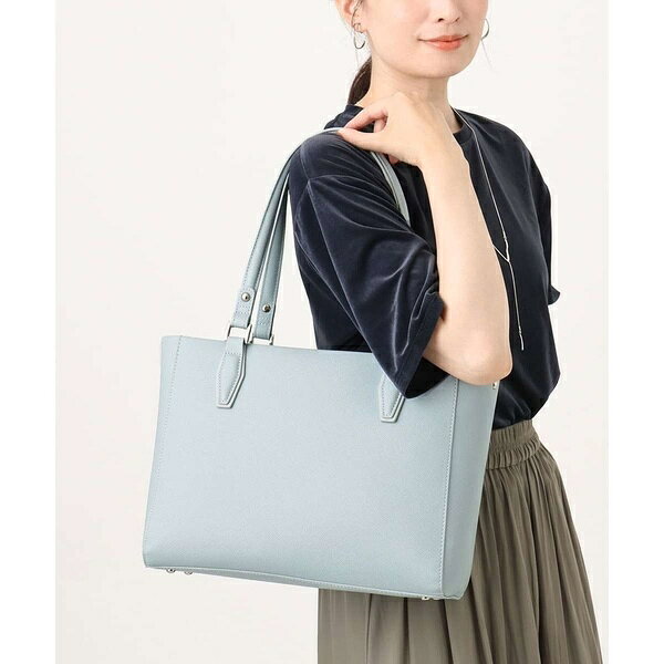 [2WAY/A4収納可]合成皮革エンボスビジネストート／MK ミッシェルクラン バッグ（MK MICHEL KLEIN BAG）