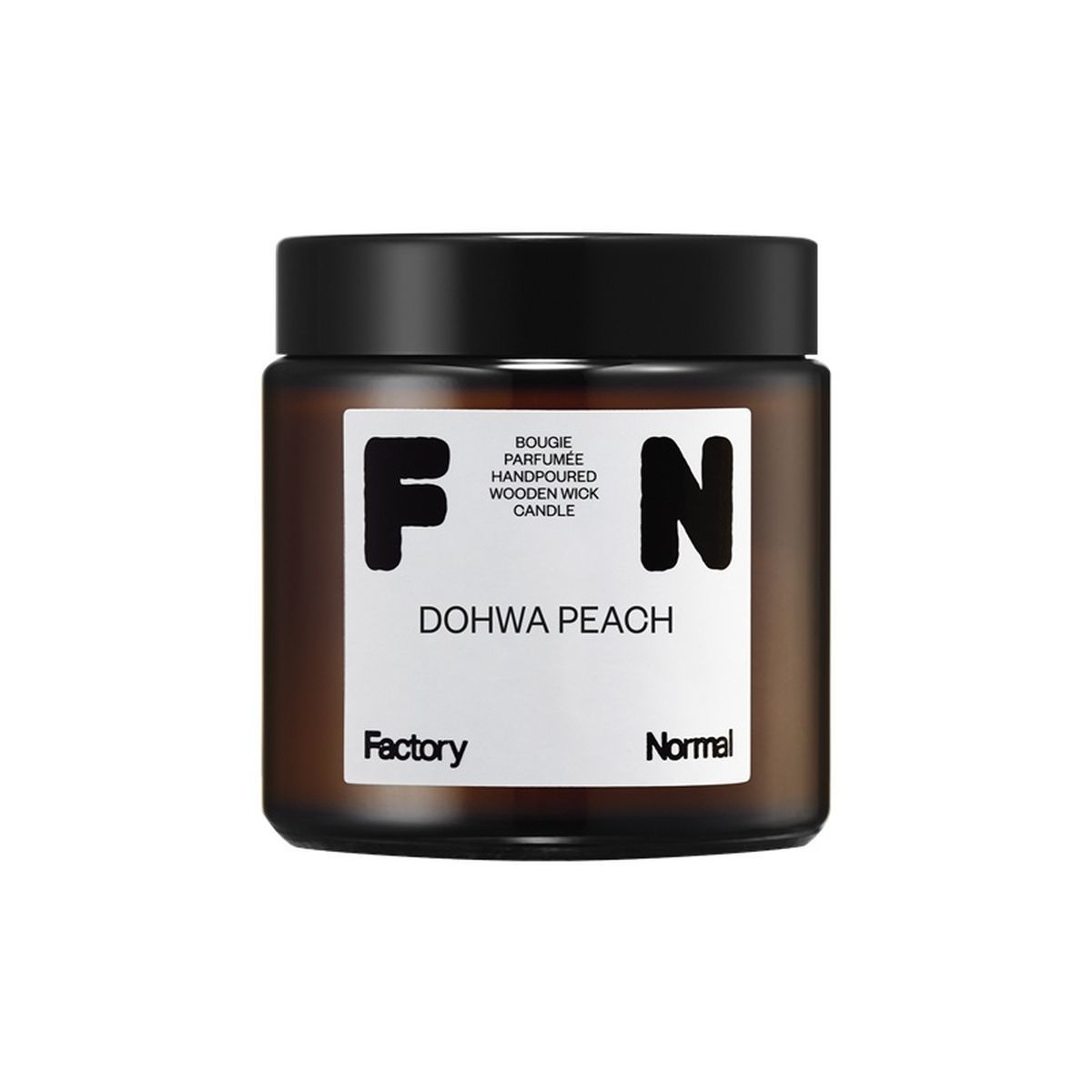 FACTORY NORMAL BROWN BOTTLE CANDLE DOHWA PEACH／ファクトリーノーマル（FACTORY NORMAL）