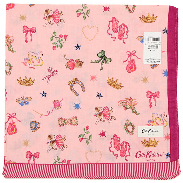 キャス キッドソン　ガーゼハンカチ　CENTER STAGE　【Cath Kidston】／キャス キッドソン（Cath Kidston）