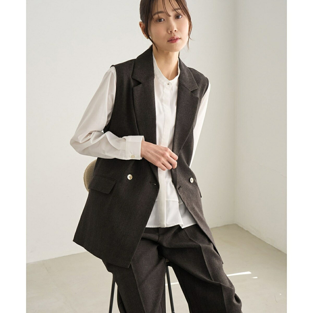 洗えるウーリッシュジレ・ベスト/セットアップ対応／ロペピクニック（ROPE' PICNIC） 0101marui-13255930 丸井(マルイ)楽天市場店 サンプル画像2