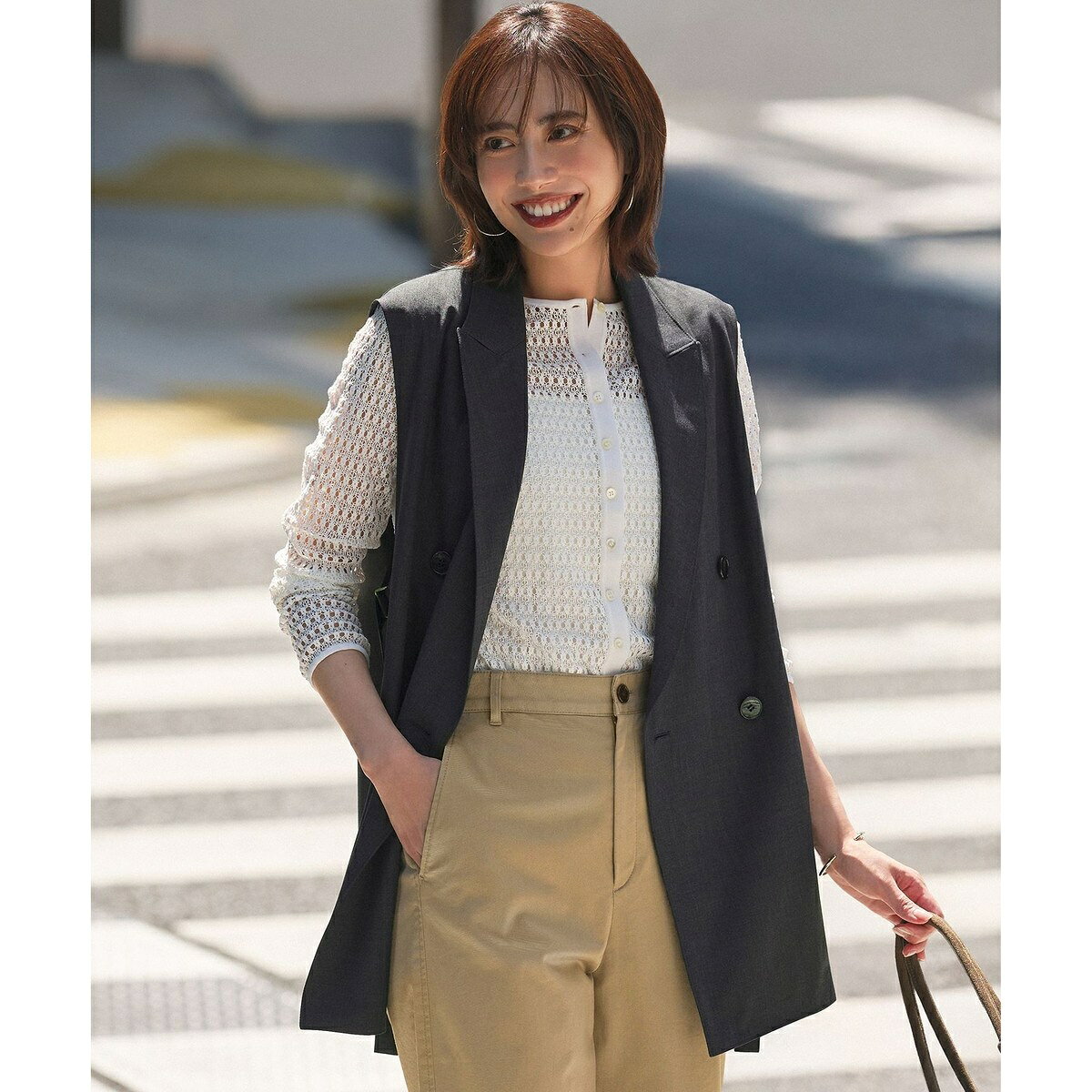 TWマットクロス テーラード ロングジレ／23区（23KU） 0101marui-13262971 丸井(マルイ)楽天市場店 パッケージ画像